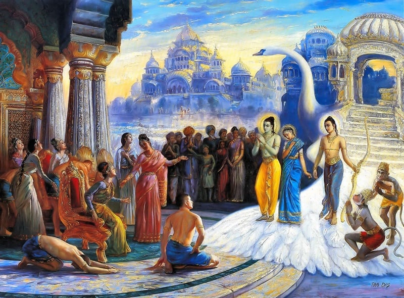 Ram returning home to Ayodhya