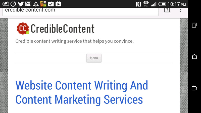 Making your content mobile friendly