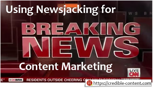 Newsjacking for content marketing