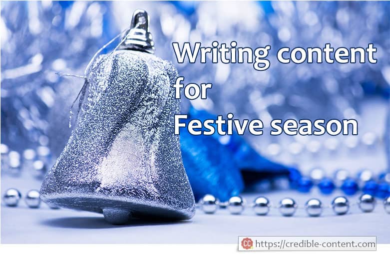 Writing content for the festive season