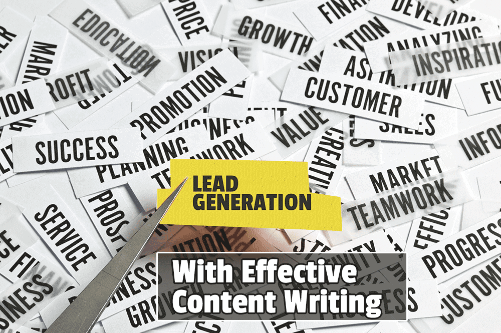 Lead generation with effective content writing