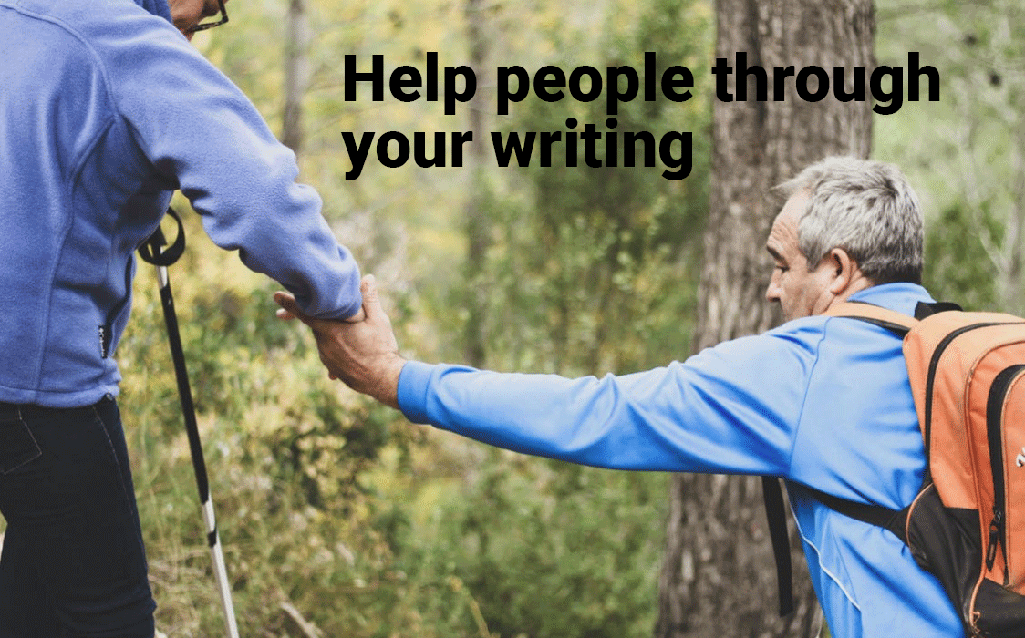 Help people through content writing