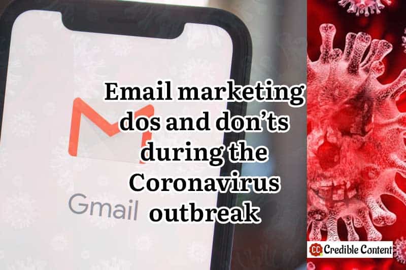 Email marketing during the coronavirus outbreak