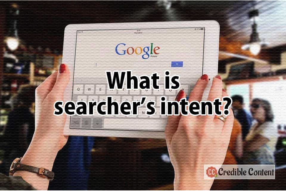 Write content for searcher intent