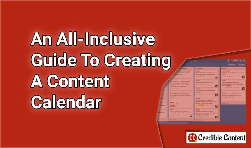 Guide to creating a content calendar