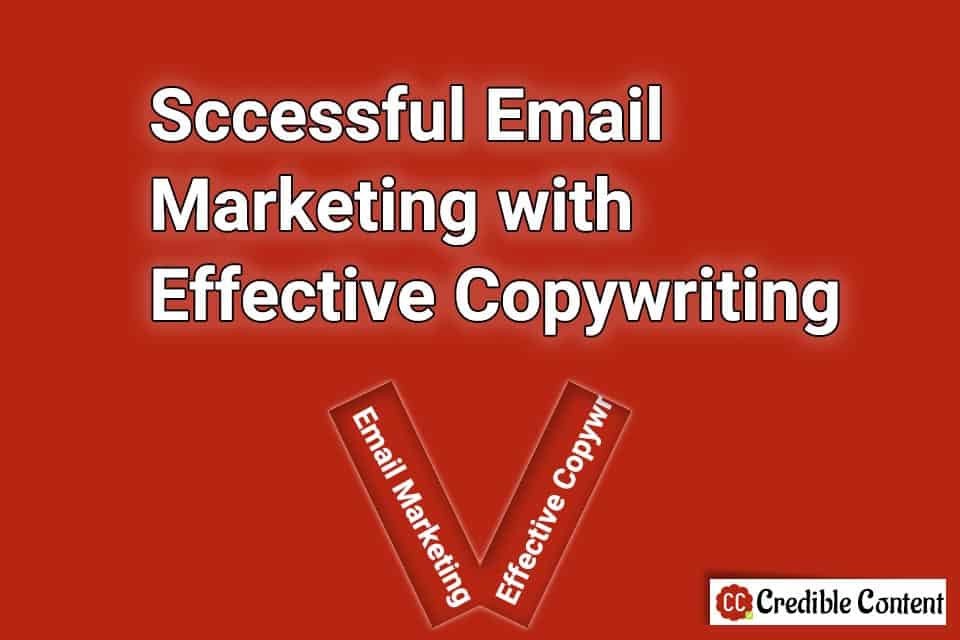 Successful email marketing with effective copywriting