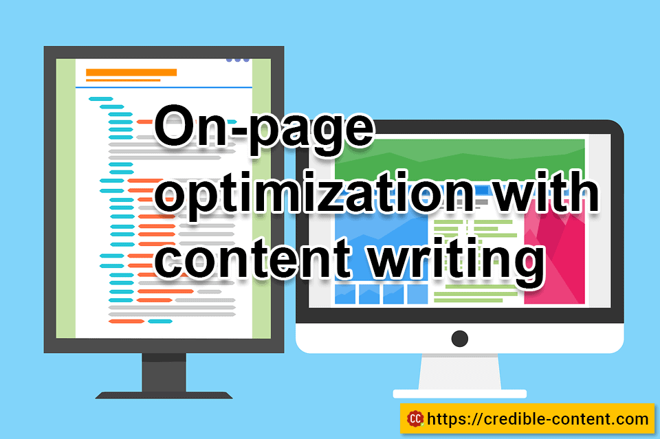 On-page optimization with content writing