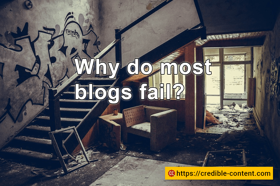 Why do most blogs fail?