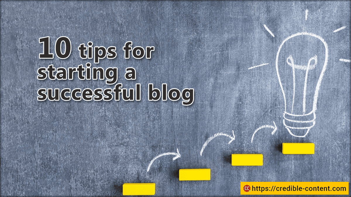 10 tips for starting a successful blog