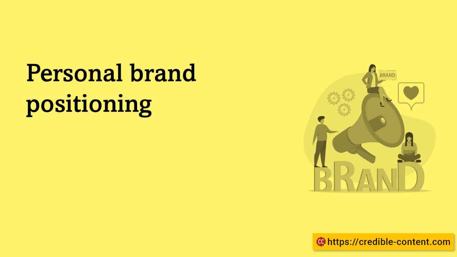 Personal brand positioning