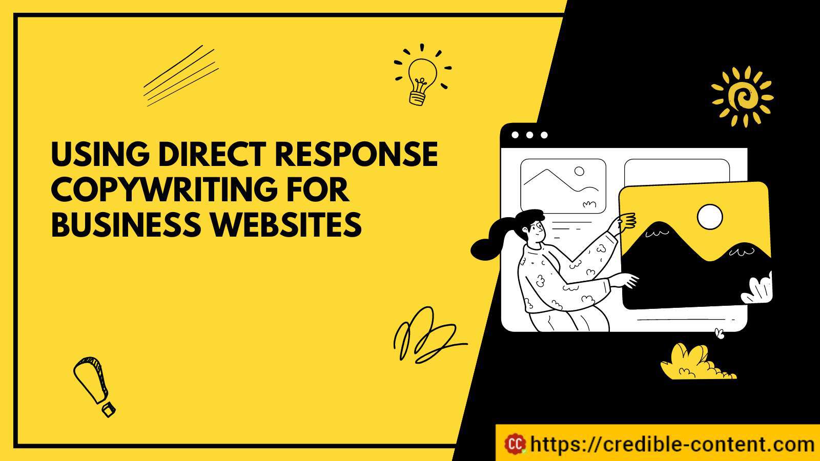 Using direct response copywriting for business websites