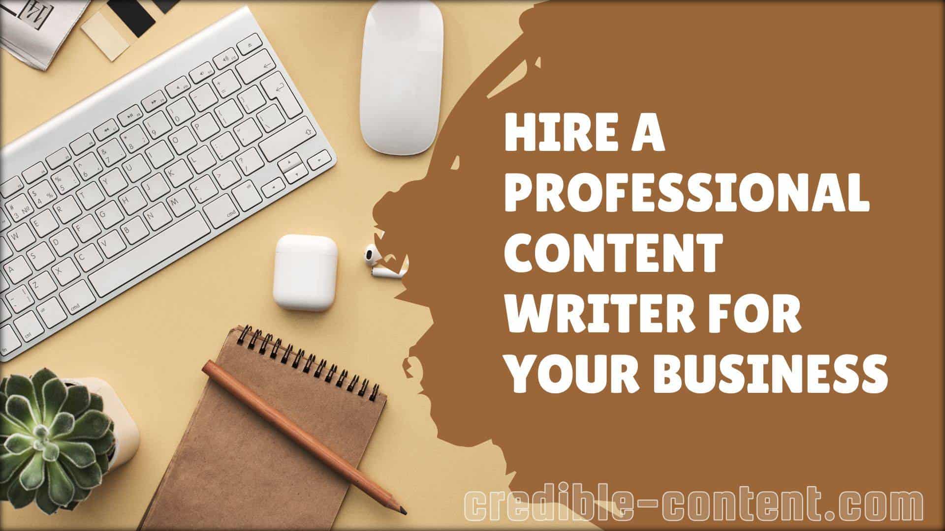 Hire a professional content writer for your business