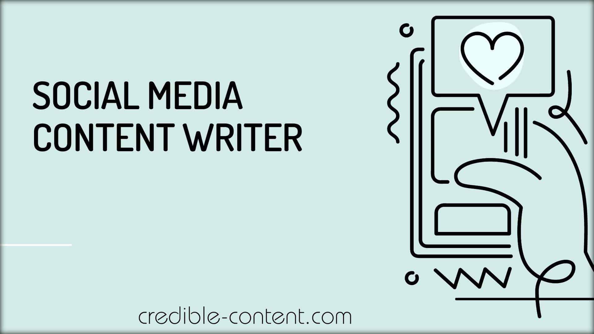 Social media content writer