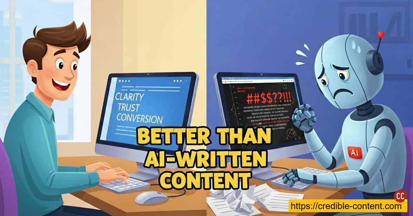 The content that I write is better than AI-written content