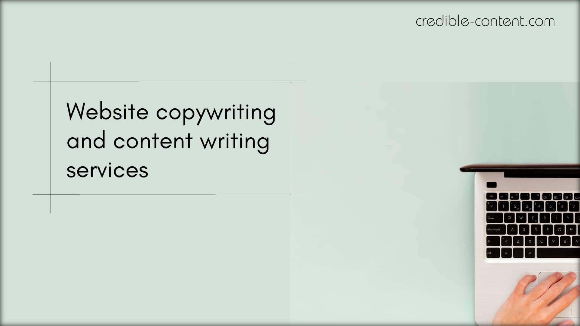 Website copywriting and content writing services