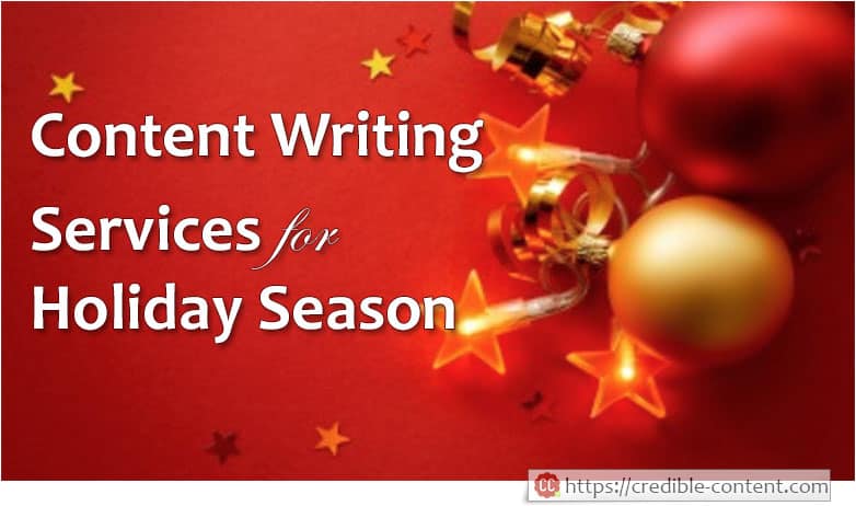 Content writing services for holiday season