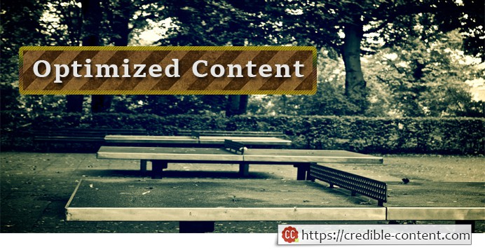 What is optimized content