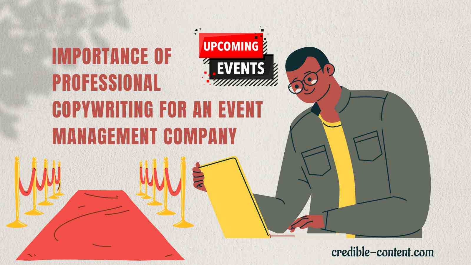 Importance of professional copywriting for an event management company