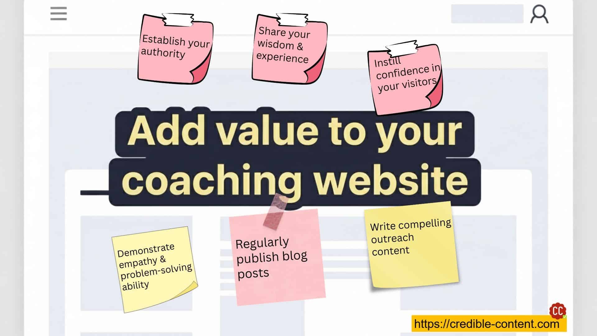 Add value to your coaching website through quality content writing