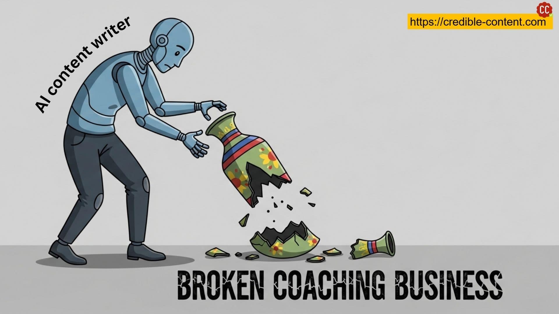 Solely AI content immeasurably harms your coaching business