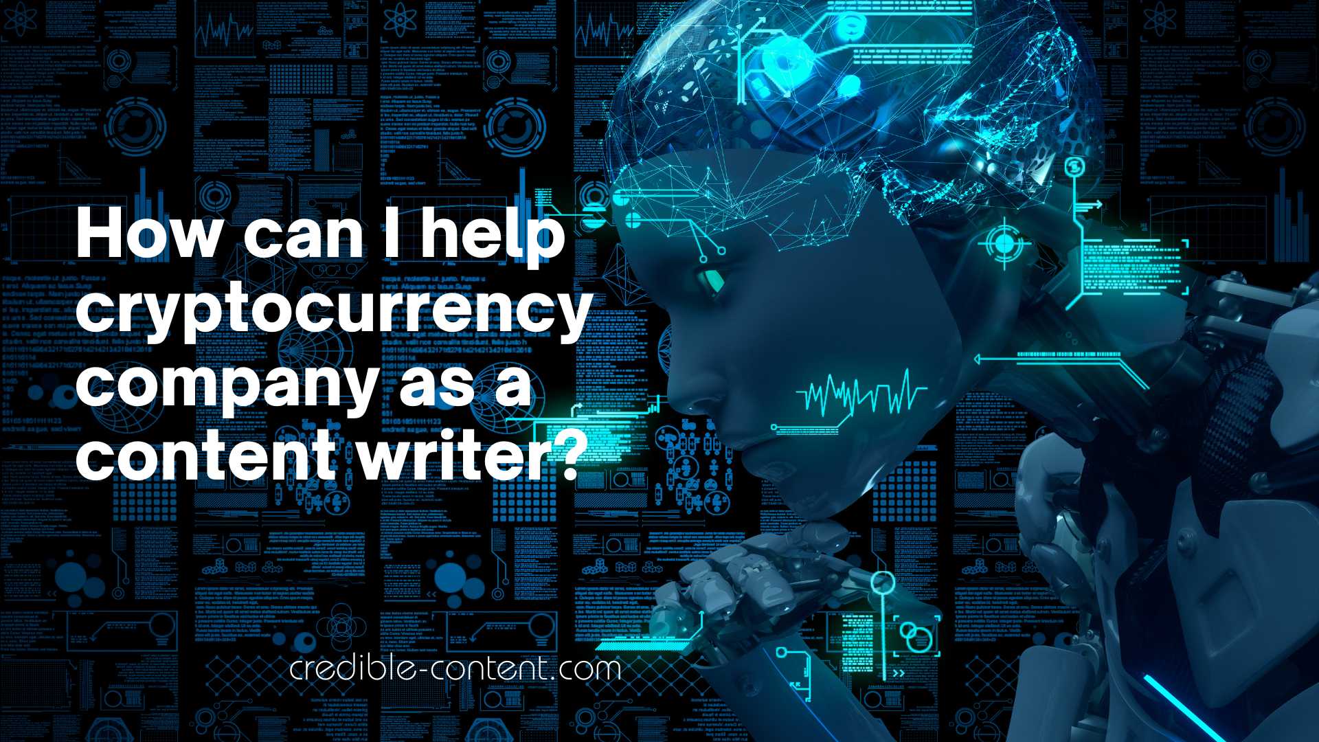How can I help a cryptocurrency company as a content writer?