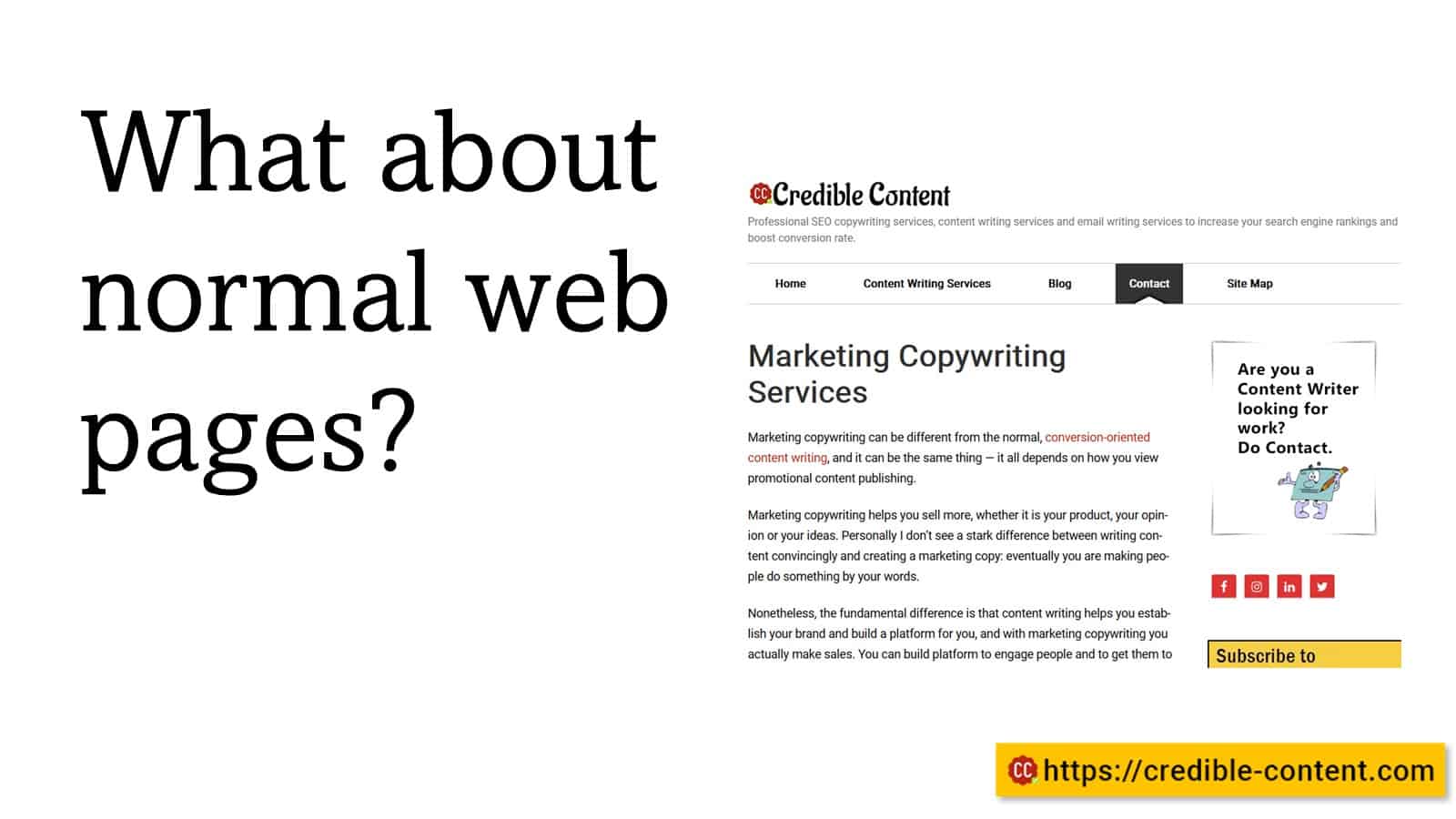 What about normal web pages