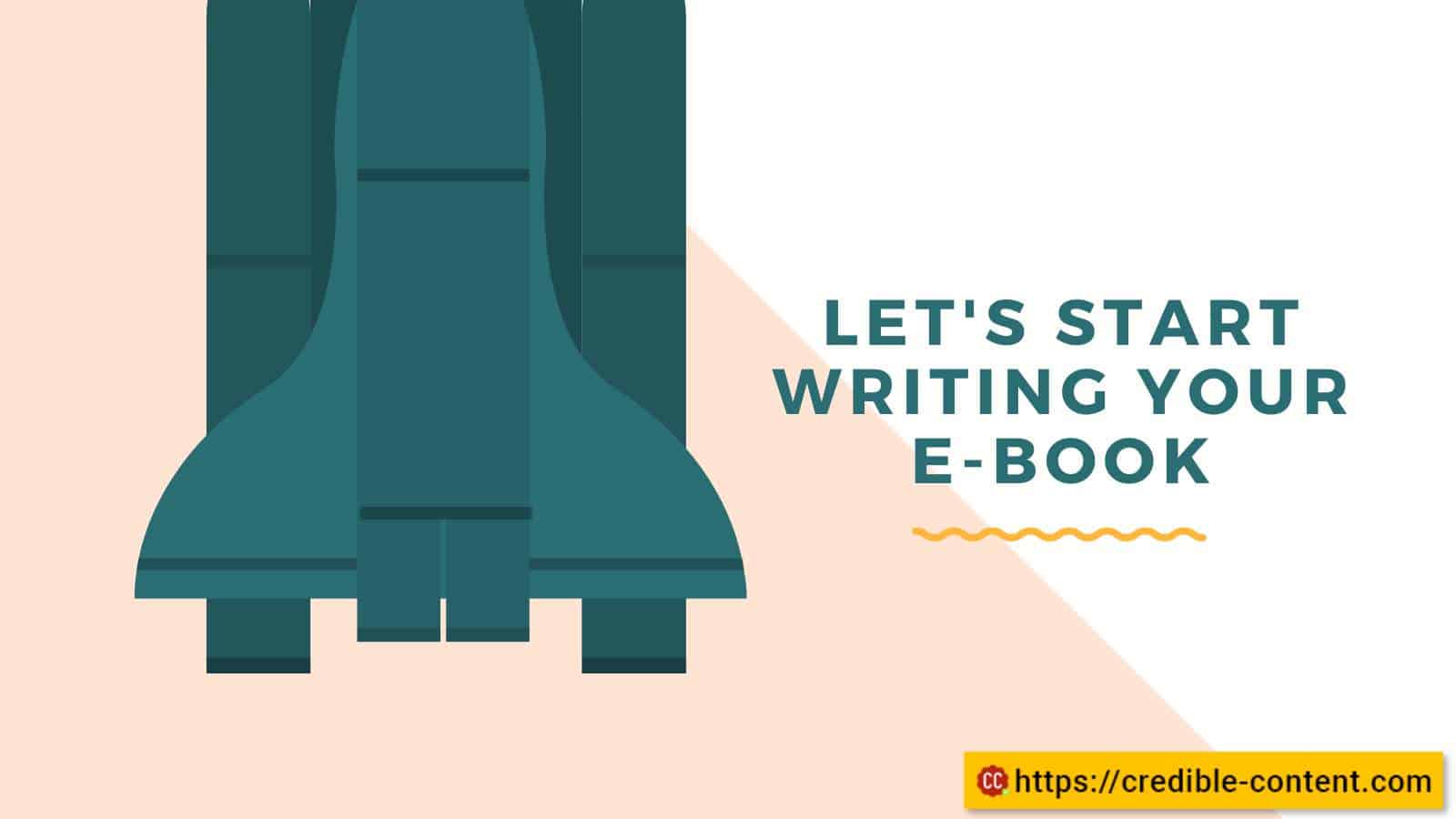 Let's start writing your e-book