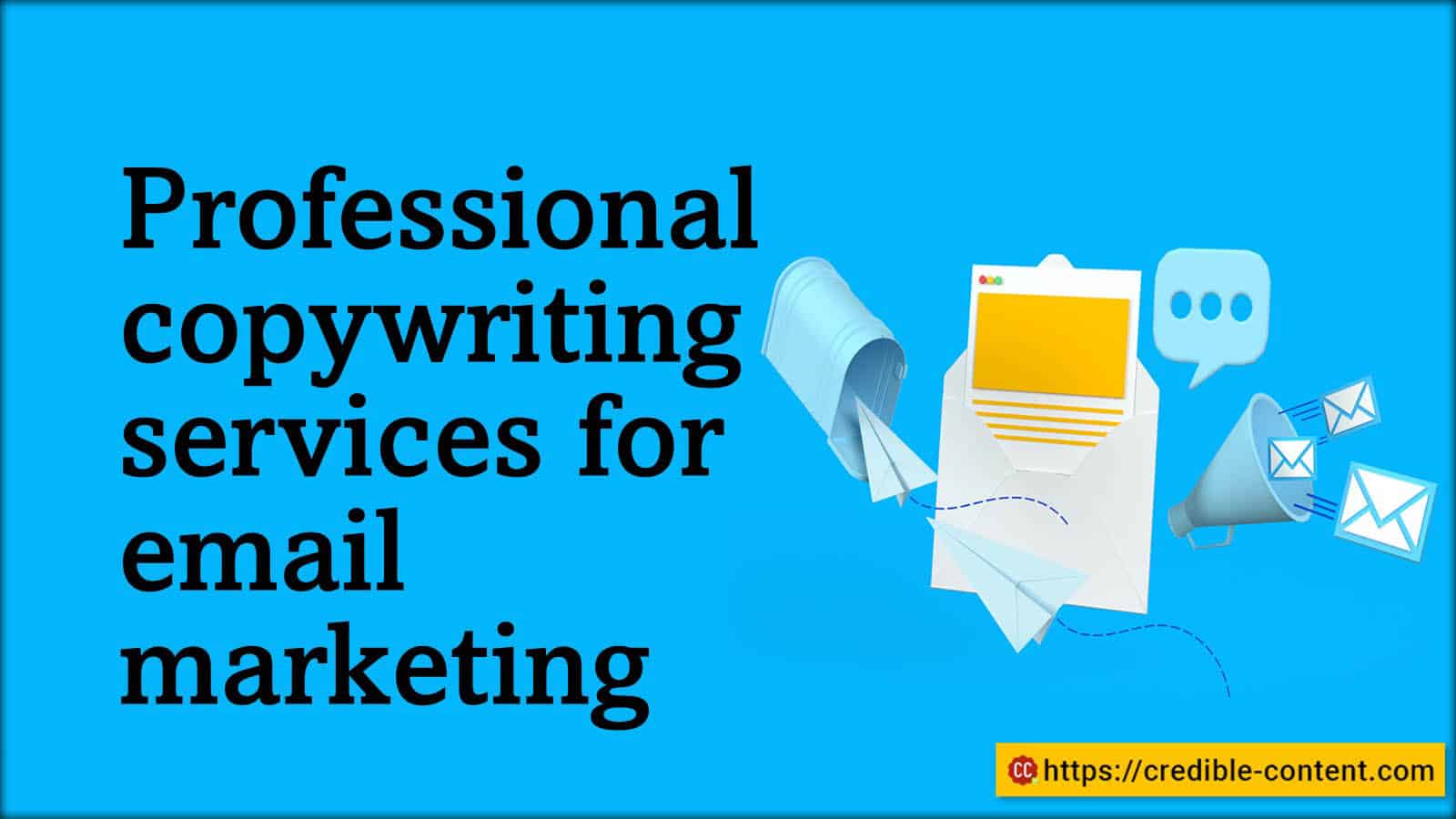 Professional copywriting services for email marketing