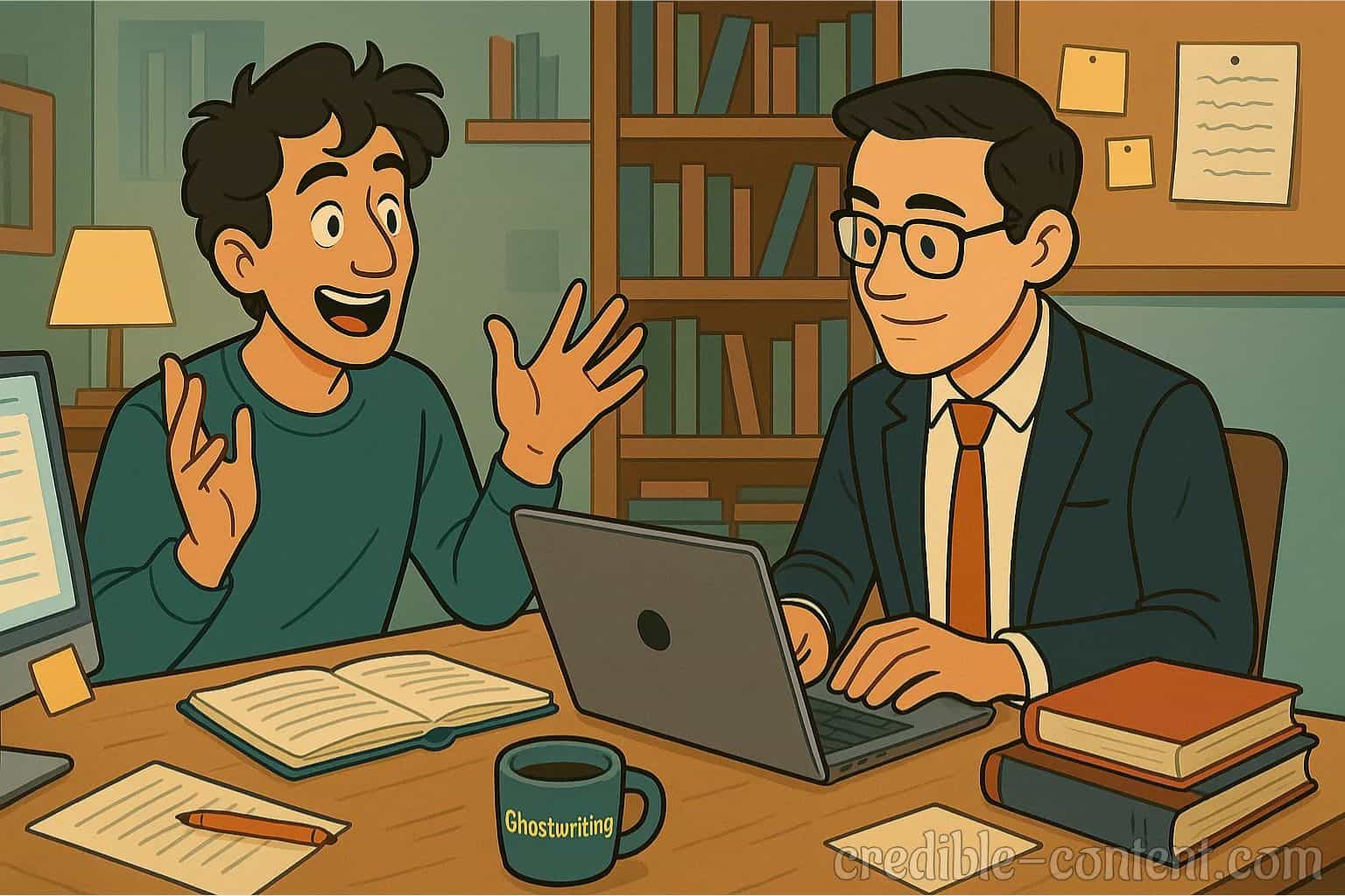 Ghostwriting service for writing books