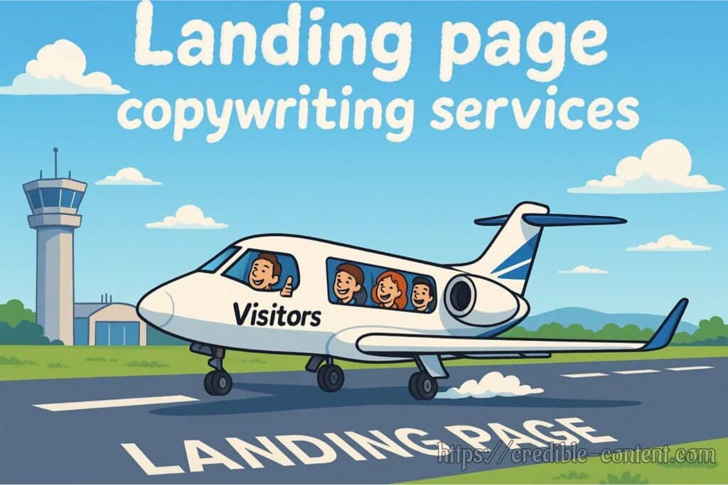 Landing page copywriting services