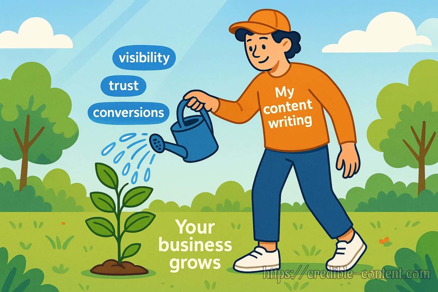My content writing grows your business